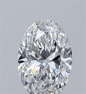Picture of Natural Diamond 0.40 Carats, Oval with  Cut, D Color, VVS2 Clarity and Certified by GIA