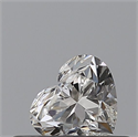 Natural Diamond 0.33 Carats, Heart with  Cut, G Color, VVS2 Clarity and Certified by GIA