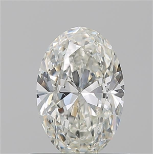 Foto Diamante Natural 0.71 quilates, Ovalado , Color I, claridad SI1 y certificado GIA de