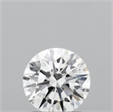 Lab Grown Diamond 1.02 Carats, Round with Ideal Cut, D Color, VS1 Clarity and Certified by IGI