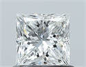 Diamante Natural 0.70 quilates, Princesa , Color H, claridad VVS2 y certificado GIA