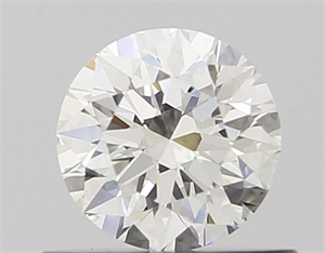 Foto Diamante Natural 0.52 quilates, Redondo , Color H, claridad VVS2 y certificado GIA de