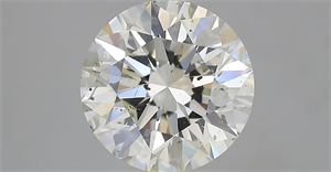 Picture of Natural Diamond 3.01 Carats, Round with Excellent Cut, J Color, SI2 Clarity and Certified by GIA