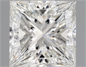 Natural Diamond 0.98 Carats, Princess with  Cut, G Color, SI1 Clarity and Certified by GIA