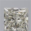Natural Diamond 0.80 Carats, Princess with  Cut, K Color, VVS1 Clarity and Certified by GIA