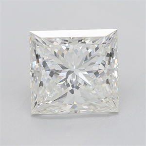 Foto Diamante Natural 2.07 quilates, Princesa , Color J, claridad VS2 y certificado GIA de