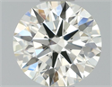 Natural Diamond 0.41 Carats, Round with Excellent Cut, M Color, IF Clarity and Certified by GIA