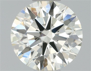 Picture of Natural Diamond 0.41 Carats, Round with Excellent Cut, M Color, IF Clarity and Certified by GIA