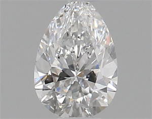 Picture of Natural Diamond 0.31 Carats, Pear with  Cut, D Color, VS1 Clarity and Certified by GIA