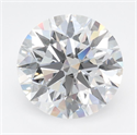 Del inventario de diamantes de laboratorio, 2.05 quilates, Redondo , Color D, claridad IF y certificado IGI