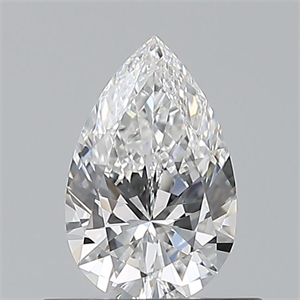 Foto Diamante Natural 0.50 quilates, De pera , Color E, claridad VS1 y certificado GIA de