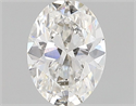 Diamante Natural 0.48 quilates, Ovalado , Color H, claridad SI1 y certificado GIA