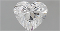 Natural Diamond 0.36 Carats, Heart with  Cut, D Color, VVS2 Clarity and Certified by GIA