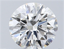 Natural Diamond 0.43 Carats, Round with Excellent Cut, H Color, VS1 Clarity and Certified by GIA