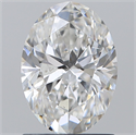 Natural Diamond 1.31 Carats, Oval with  Cut, E Color, SI2 Clarity and Certified by GIA