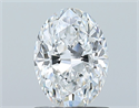 Natural Diamond 1.01 Carats, Oval with  Cut, D Color, VS2 Clarity and Certified by GIA