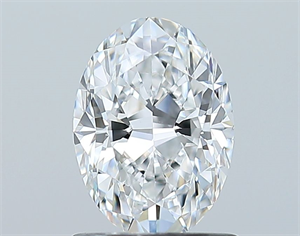 Picture of Natural Diamond 1.01 Carats, Oval with  Cut, D Color, VS2 Clarity and Certified by GIA