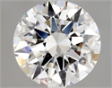Natural Diamond 2.20 Carats, Round with Excellent Cut, F Color, SI2 Clarity and Certified by GIA