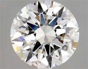 Picture of Natural Diamond 2.20 Carats, Round with Excellent Cut, F Color, SI2 Clarity and Certified by GIA