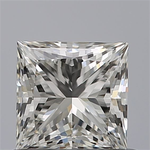 Picture of Natural Diamond 0.70 Carats, Princess with  Cut, G Color, VVS2 Clarity and Certified by IGI