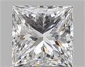 Natural Diamond 1.20 Carats, Princess with  Cut, D Color, VS2 Clarity and Certified by GIA