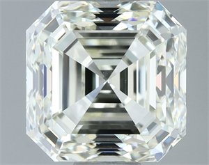 Picture of Natural Diamond 1.52 Carats, Asscher with  Cut, K Color, VS1 Clarity and Certified by IGI