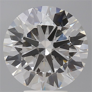 Picture of Lab Grown Diamond 5.53 Carats, Round with Ideal Cut, E Color, VVS2 Clarity and Certified by IGI