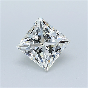 Foto Diamante Natural 1.85 quilates, Princesa , Color I, claridad VS2 y certificado GIA de