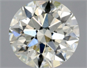 Natural Diamond 0.61 Carats, Round with Excellent Cut, L Color, SI1 Clarity and Certified by GIA