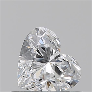 Picture of Natural Diamond 0.51 Carats, Heart with  Cut, D Color, SI1 Clarity and Certified by GIA