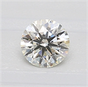 Natural Diamond 0.40 Carats, Round with Excellent Cut, K Color, IF Clarity and Certified by GIA