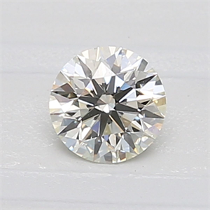 Picture of Natural Diamond 0.40 Carats, Round with Excellent Cut, K Color, IF Clarity and Certified by GIA