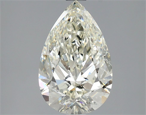 Picture of Natural Diamond 2.10 Carats, Pear with  Cut, K Color, SI2 Clarity and Certified by GIA