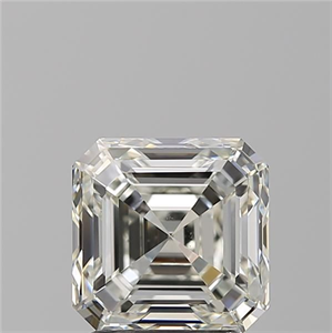Picture of Natural Diamond 2.21 Carats, Asscher with  Cut, J Color, VS2 Clarity and Certified by GIA