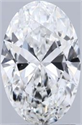 Natural Diamond 2.01 Carats, Oval with  Cut, G Color, VS2 Clarity and Certified by GIA