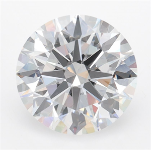 Picture of Lab Grown Diamond 3.09 Carats, Round with Ideal Cut, D Color, VVS1 Clarity and Certified by IGI