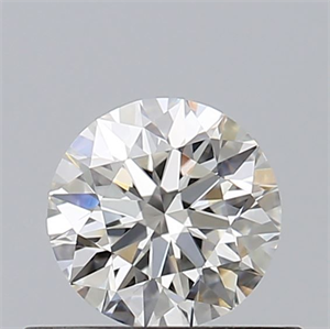 Picture of Natural Diamond 0.45 Carats, Round with Excellent Cut, H Color, VVS1 Clarity and Certified by GIA