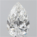 Diamante Natural 1.70 quilates, De pera , Color E, claridad SI2 y certificado GIA