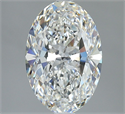 Natural Diamond 2.51 Carats, Oval with  Cut, G Color, VS1 Clarity and Certified by GIA