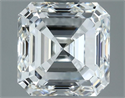 Natural Diamond 1.00 Carats, Asscher with  Cut, G Color, VVS2 Clarity and Certified by IGI