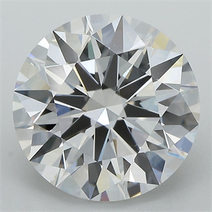 Picture of Lab Grown Diamond 5.96 Carats, Round with Ideal Cut, E Color, VS1 Clarity and Certified by IGI