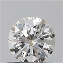 Natural Diamond 0.50 Carats, Round with Excellent Cut, H Color, VVS2 Clarity and Certified by GIA