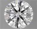 Del inventario de diamantes de laboratorio, 1.28 quilates, Redondo , Color D, claridad VS2 y certificado GIA
