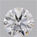Natural Diamond 1.29 Carats, Round with Excellent Cut, D Color, FL Clarity and Certified by GIA