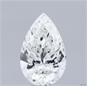 Natural Diamond 5.02 Carats, Pear with  Cut, I Color, VVS2 Clarity and Certified by GIA