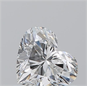 Natural Diamond 0.56 Carats, Heart with  Cut, E Color, SI1 Clarity and Certified by GIA