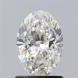 Picture of Natural Diamond 1.02 Carats, Oval with  Cut, H Color, VS1 Clarity and Certified by GIA