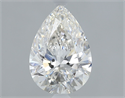 Diamante Natural 1.01 quilates, De pera , Color H, claridad SI1 y certificado GIA