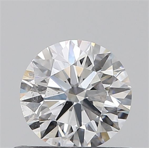 Picture of Natural Diamond 0.50 Carats, Round with Excellent Cut, D Color, SI2 Clarity and Certified by GIA