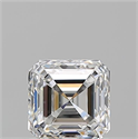 Natural Diamond 1.01 Carats, Asscher with  Cut, F Color, VS2 Clarity and Certified by GIA